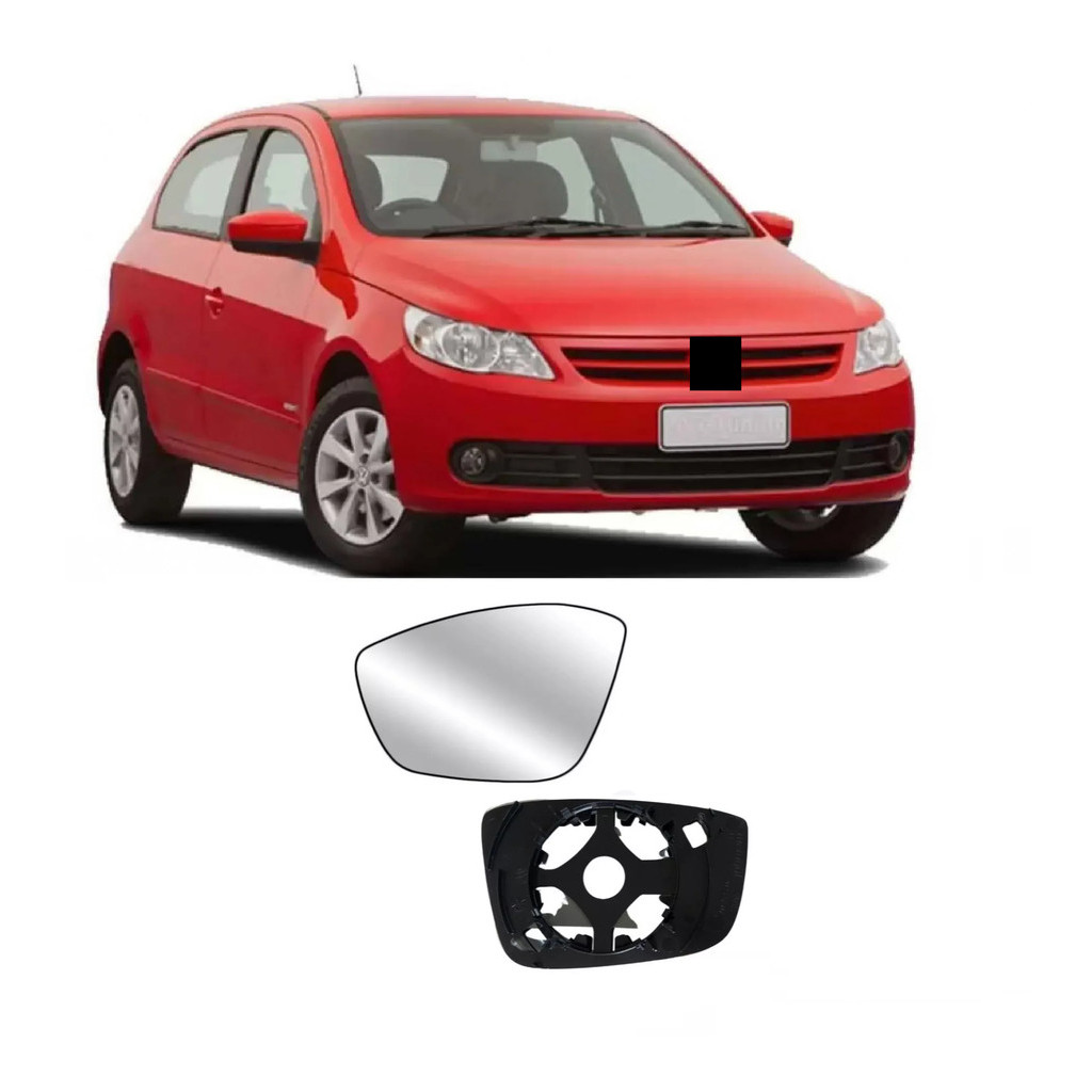 Lente Retrovisor Gol G5 2008 2009 2010 2011 2012 Lado Direito