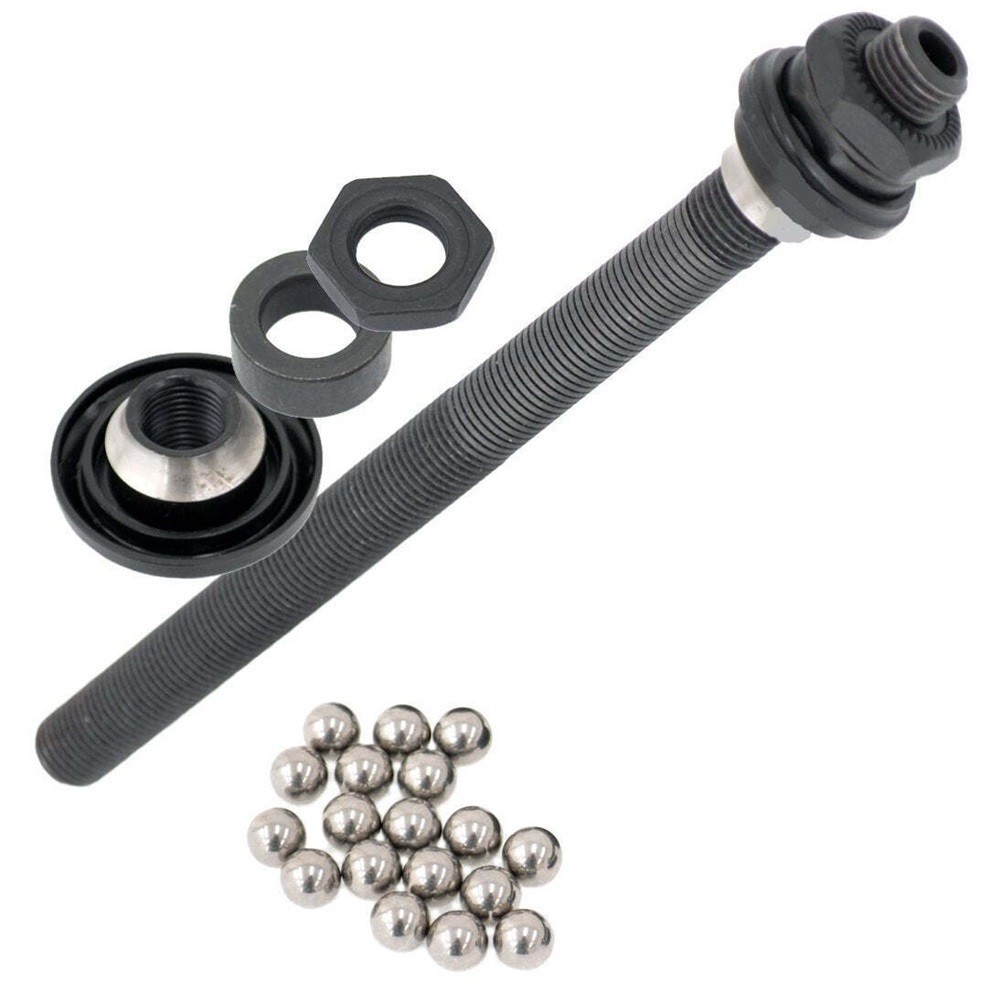 Eixo Completo Cubo Shimano Traseiro Roda Rs100 Wh-Rs100 141m
