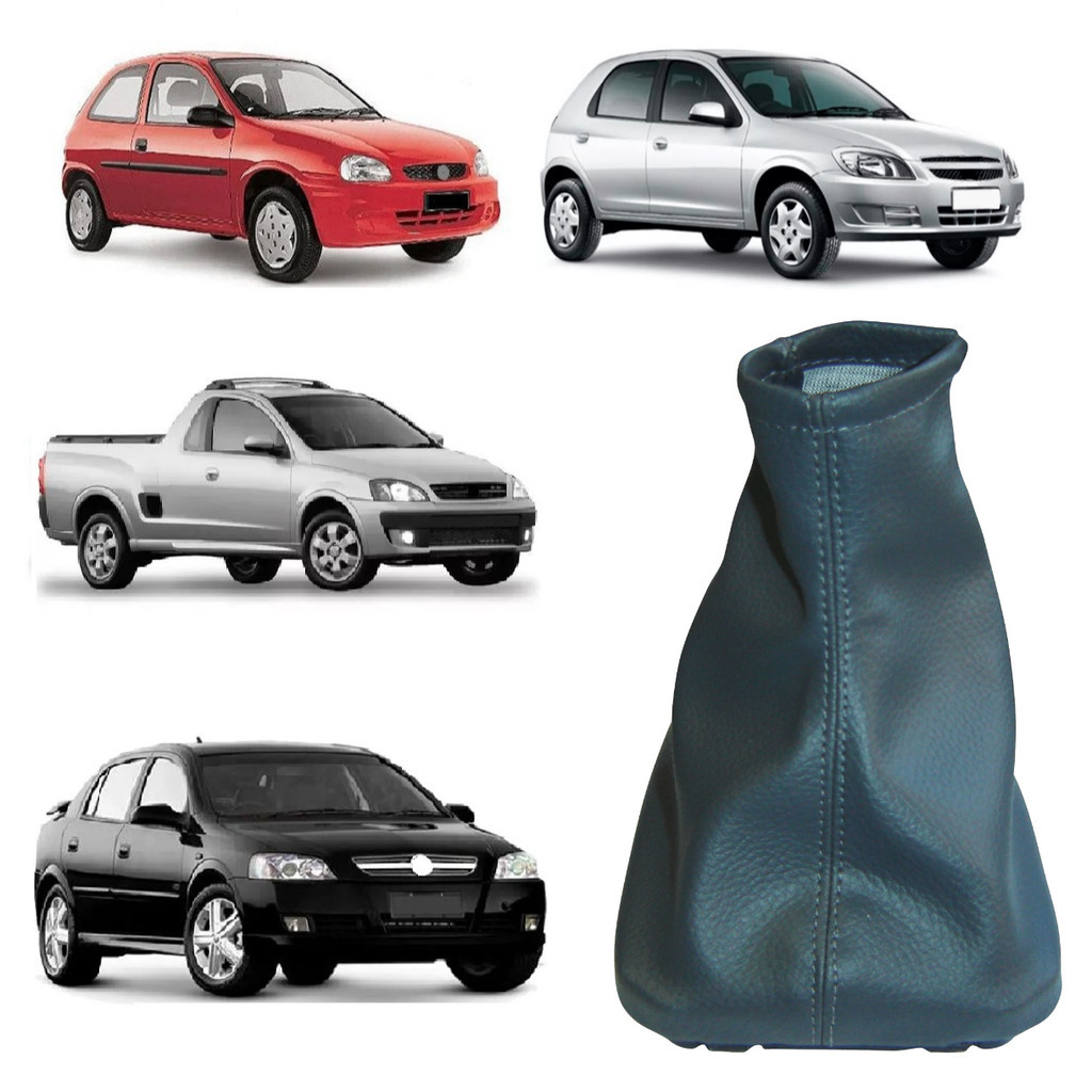 Coifa Do Cambio Para Celta Montana Prisma Meriva Corsa Napa Preta Com Base em Oferta na Shopee