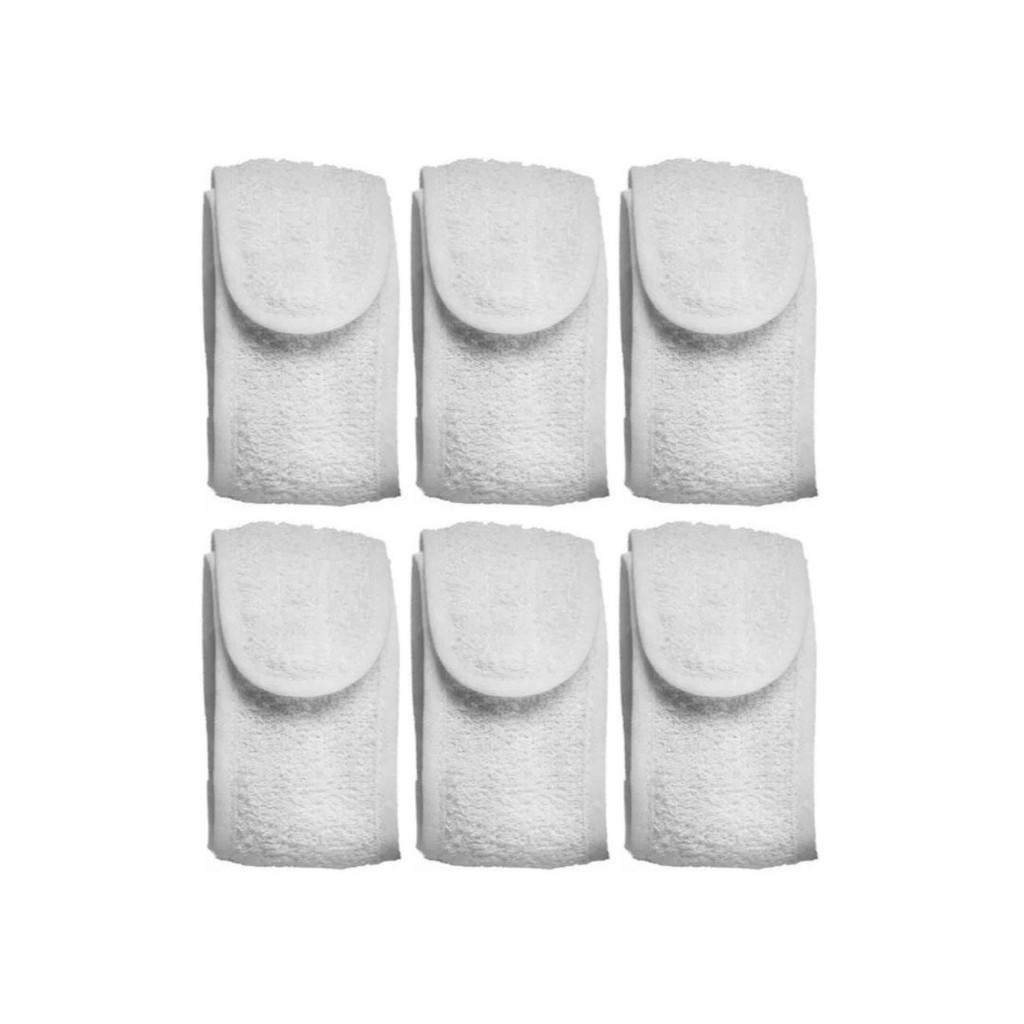 Kit 6 Style e Ação Faixa Atoalhada para Cabelo Reutilizável em Oferta na Shopee