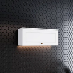 Armário Aéreo 1 Porta Basculante 80 Cm Amy Casa 812