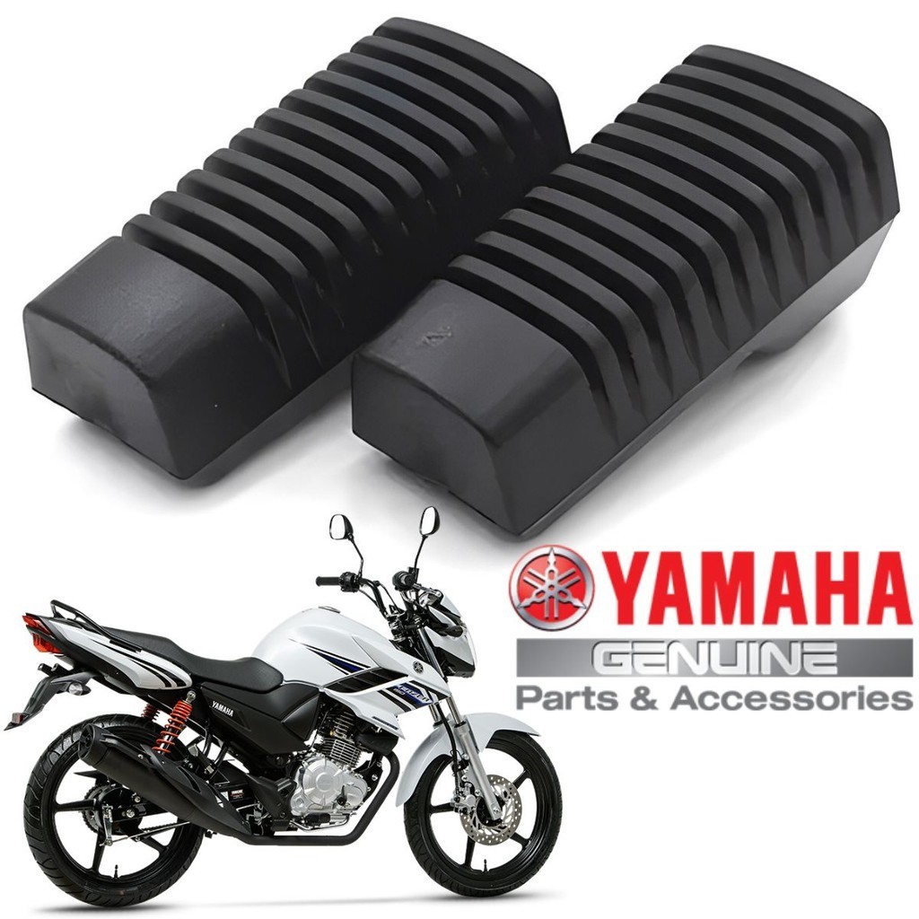 Par de Borracha Pedaleira Estribo Fazer Factor 150 2016 Em Diante em Oferta na Shopee