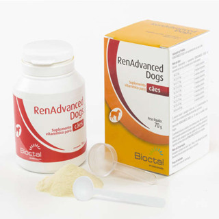 RenAdvanced Dogs Bioctal Suplemento Vitamínico Tratamento Renal - 70 g em Oferta na Shopee