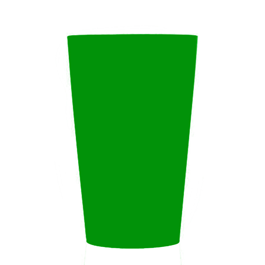 Copo de Plástico 300ml  - Verde Escuro - 1 unidade - Rizzo