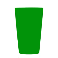 Copo de Plástico 300ml - Verde Escuro - 1 unidade - Rizzo