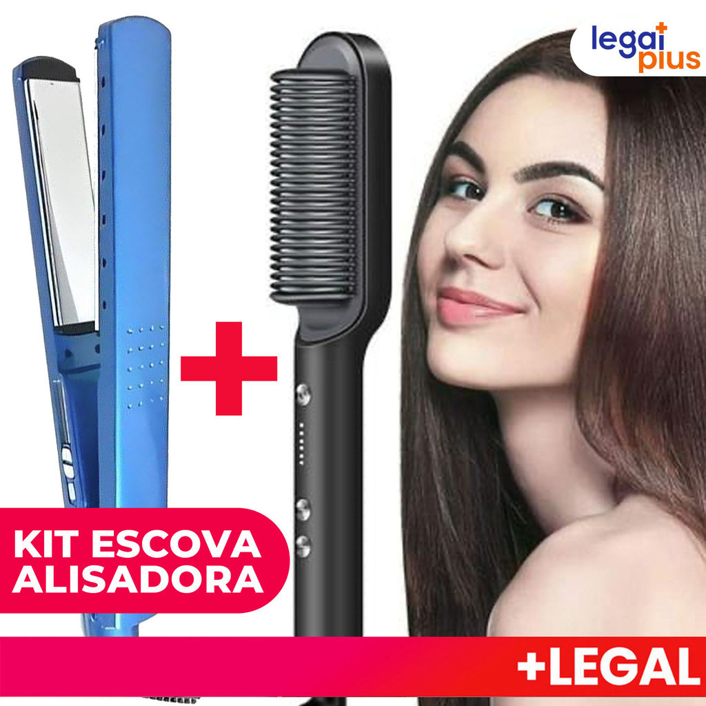Prancha de Cabelo Bivolt 110V 220V Chapinha Profissional Titanium