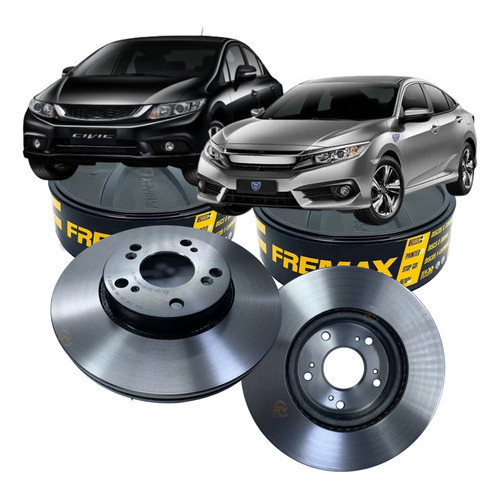 Par Disco Freio Dianteiro New Civic G10 2012 2013 2014 2015 Até 2020 Original Fremax - Spare Parts and Accessories for Vehicles