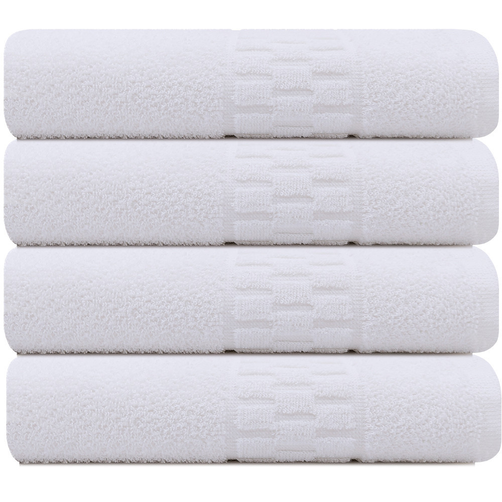 Kit 4 Toalhas Rosto para Salão de Beleza SPA Hotel Academia 48x80cm Emcompre - Home & Living