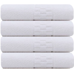 Kit 4 Toalhas Rosto para Salão de Beleza SPA Hotel Academia 48x80cm BF Casa