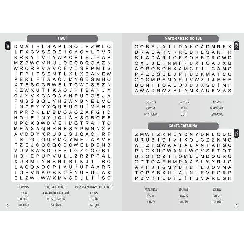 Livros 365 Caça-Palavras - Cidades do Brasil — imagem 2 de 2
