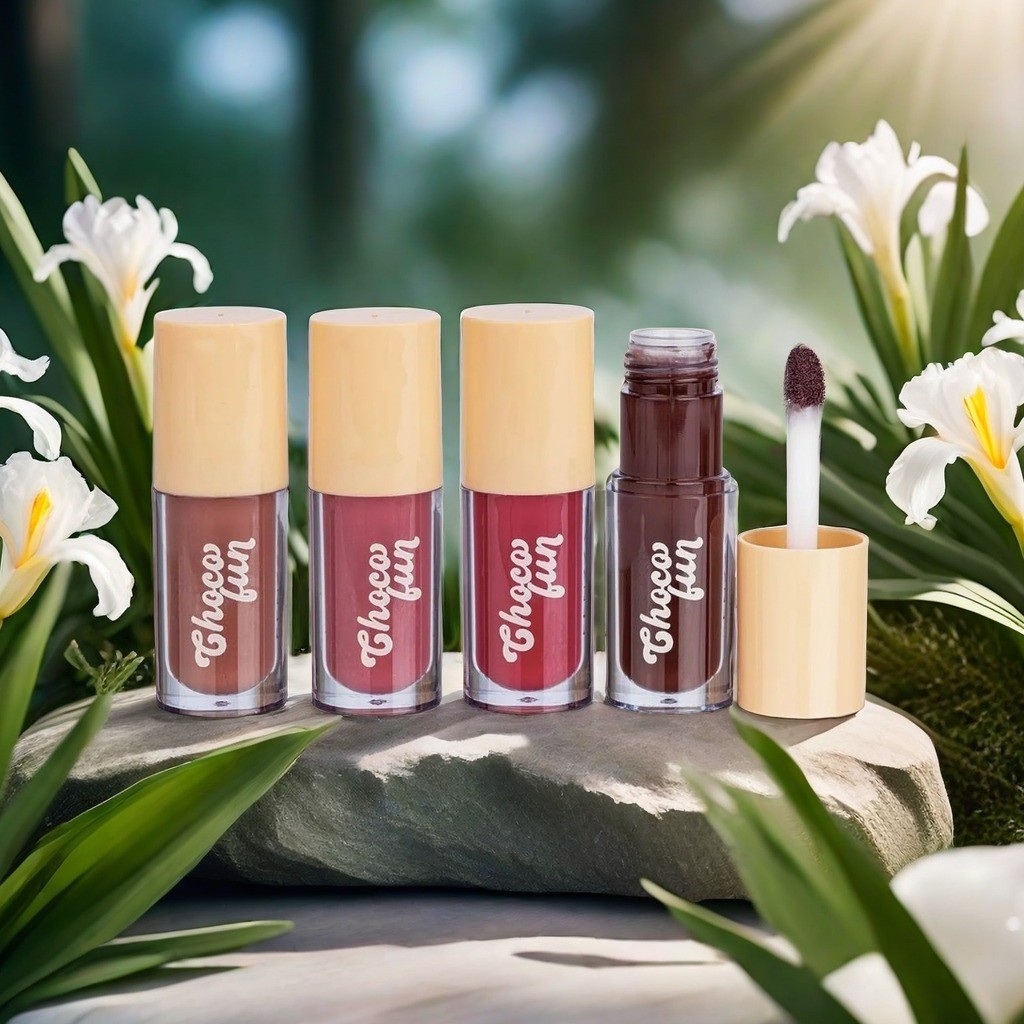 FENZZA LIP TINT CHOCO FUN GLOSS LABIAL GANACHE AU LAIT FLAN FONDUE