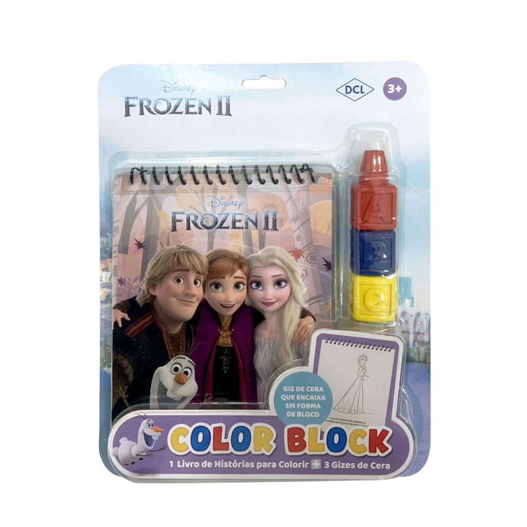 DISNEY   COLOR BLOCK   FROZEN em Oferta na Shopee