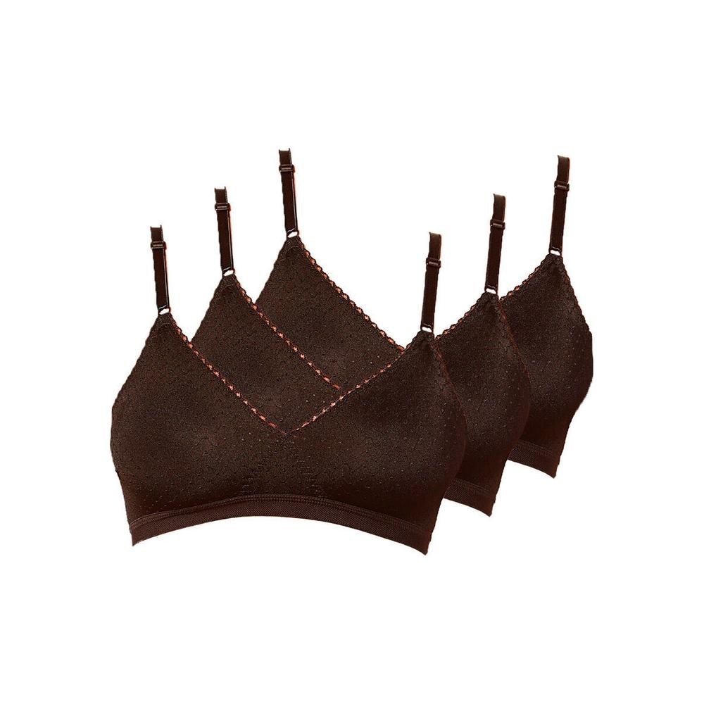 Kit com 3 Sutiãs sem Aro e sem Bojo Poás Demillus 61411 em Oferta na Shopee