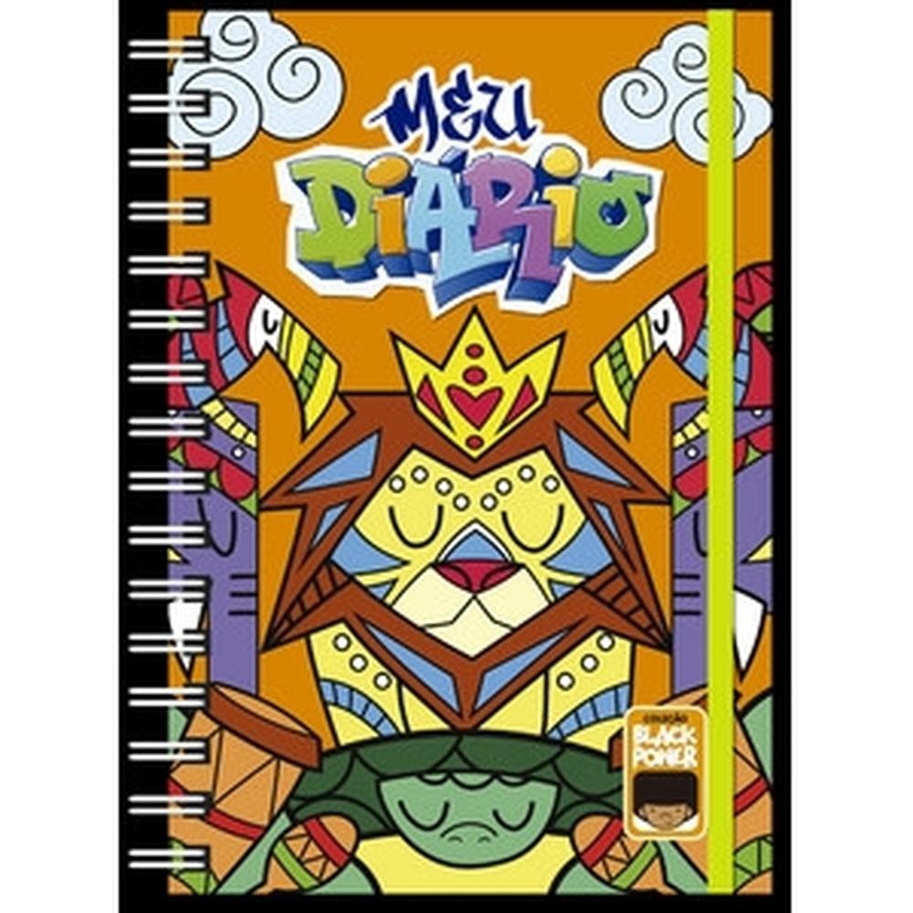 Diário black power - laranja