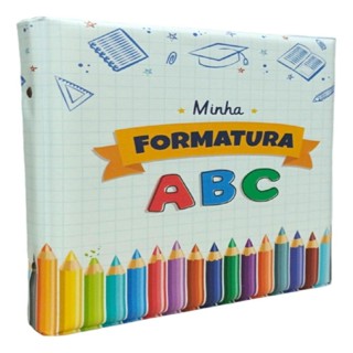 Álbum Comemorativo 80 Fotos 15x21 Formatura Infantil Abc Mom em Oferta na Shopee