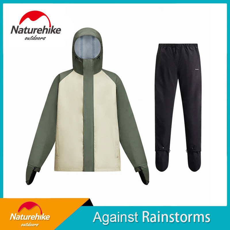 Naturehike Bolso Calças De Chuva Jaqueta/Acampamento Caminhadas Pesca Ao Ar Livre Capa Masculino E Feminino Motociclista