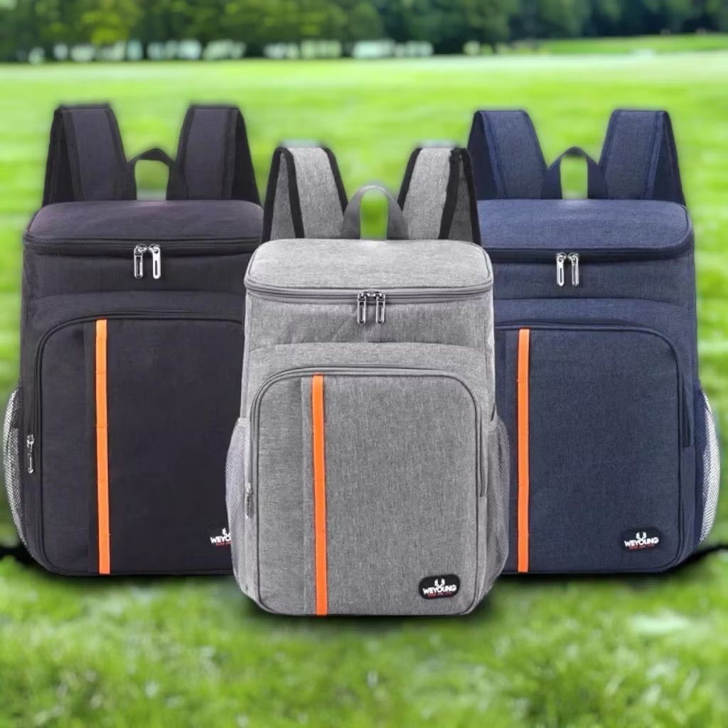 Mochila Térmica Impermeável Grande Capacidade Cooler Portátil Piquenique Quente Frio 23L