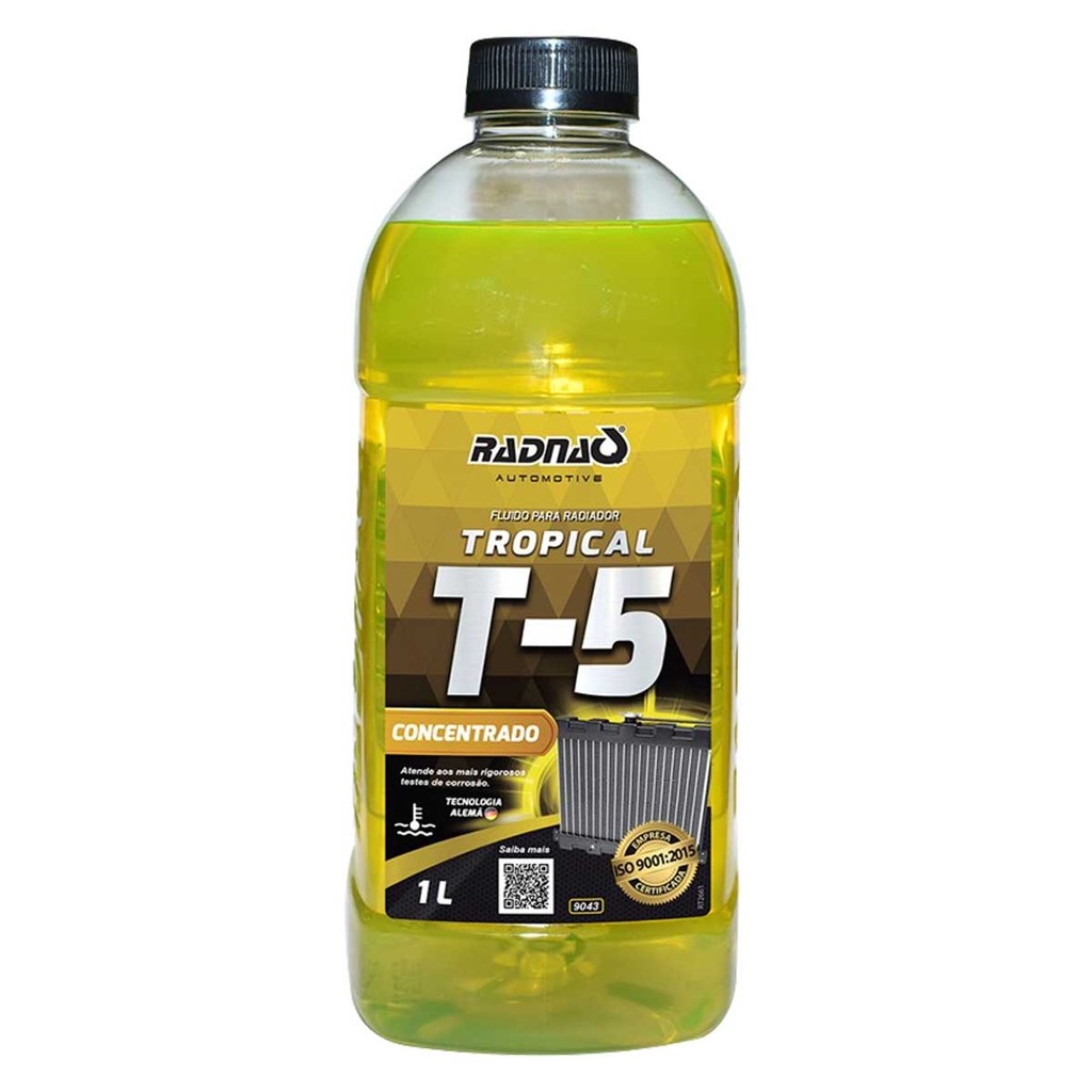 Fluido para Radiador Tropical T5 Amarelo 1L RQ9043