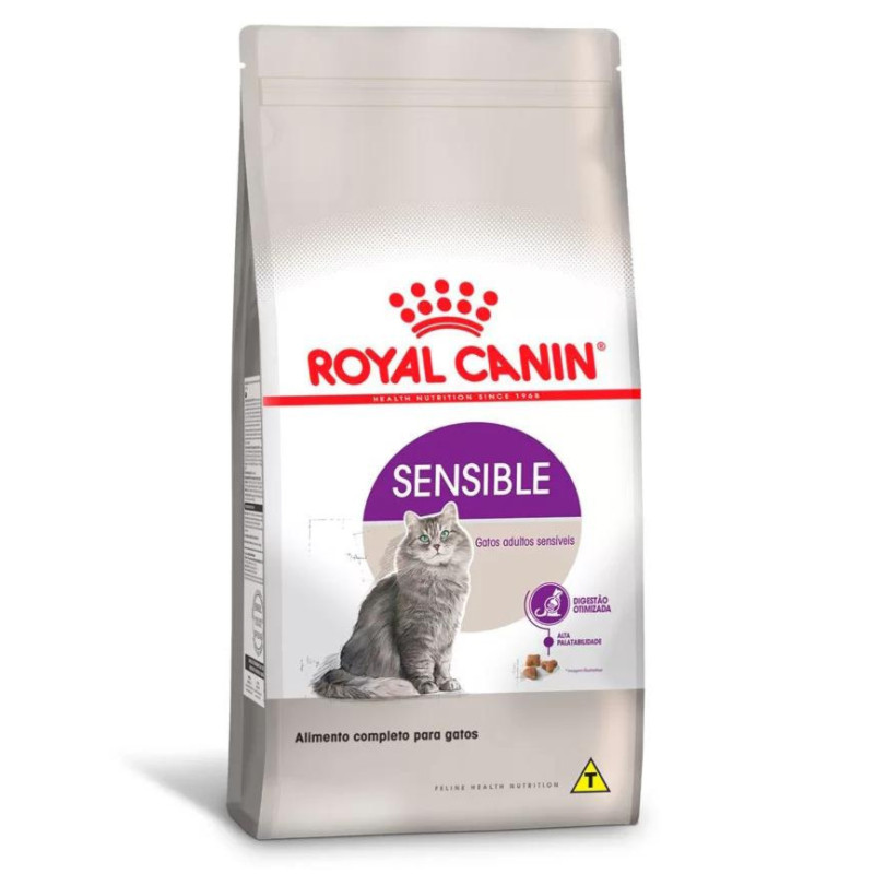 Ração Royal Canin Sensible para Gatos Adultos Com Sensibilidade Digestiva 4kg em Oferta na Shopee