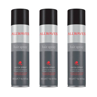 Kit Com 3 Allwaves Spray Fixador De Penteado 300g em Oferta na Shopee