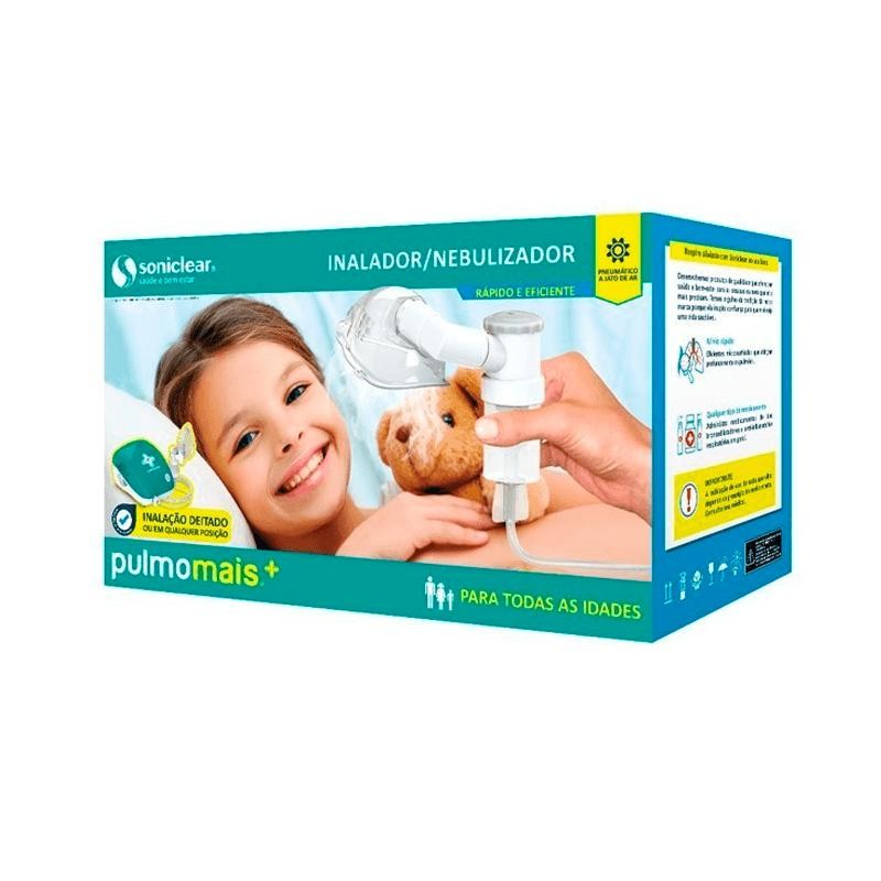 Aparelho Inalador Nebulizador Soniclear Pneumático Pulmomais em Oferta na Shopee