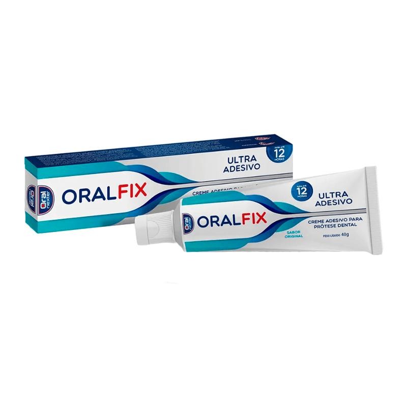 Creme Adesivo Para Prótese Dental Oralfix Sabor Original 40g