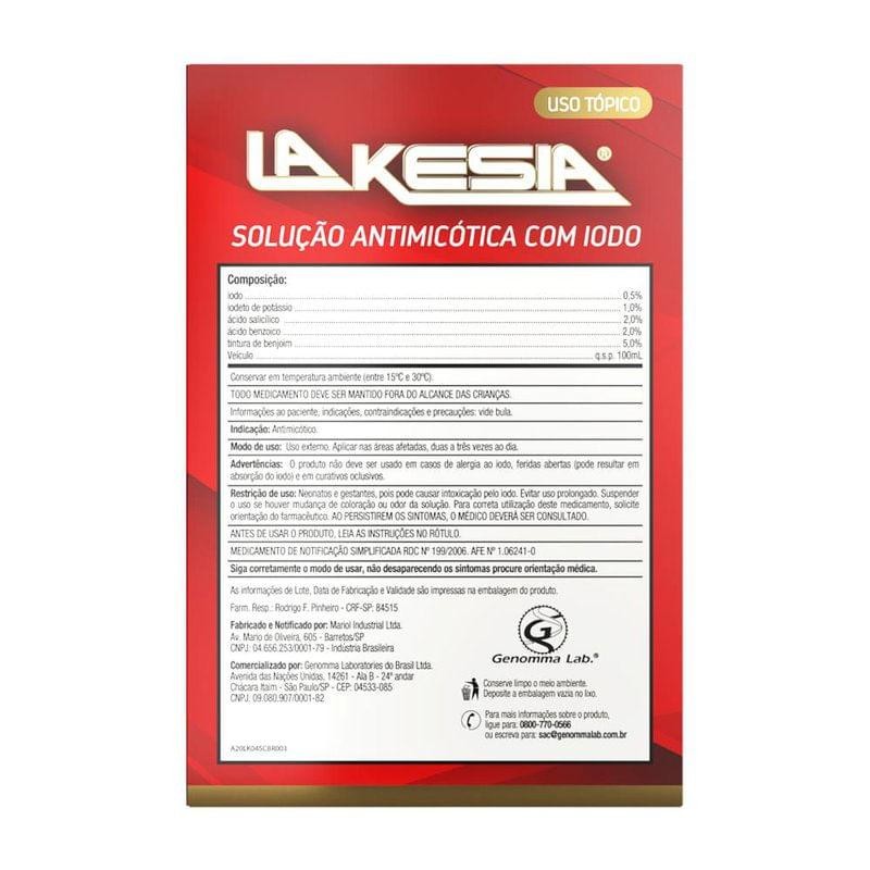 Antimicótico LaKesia Solução Antimicótica 30ml em Oferta na Shopee