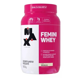 Femini Whey 900g - Max Titanium em Oferta na Shopee