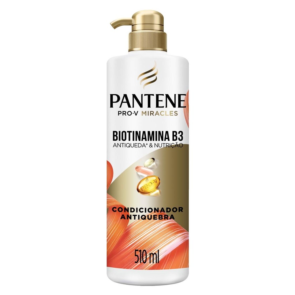 Condicionador Pantene Antiqueda Biotinamina B3 510ml em Oferta na Shopee