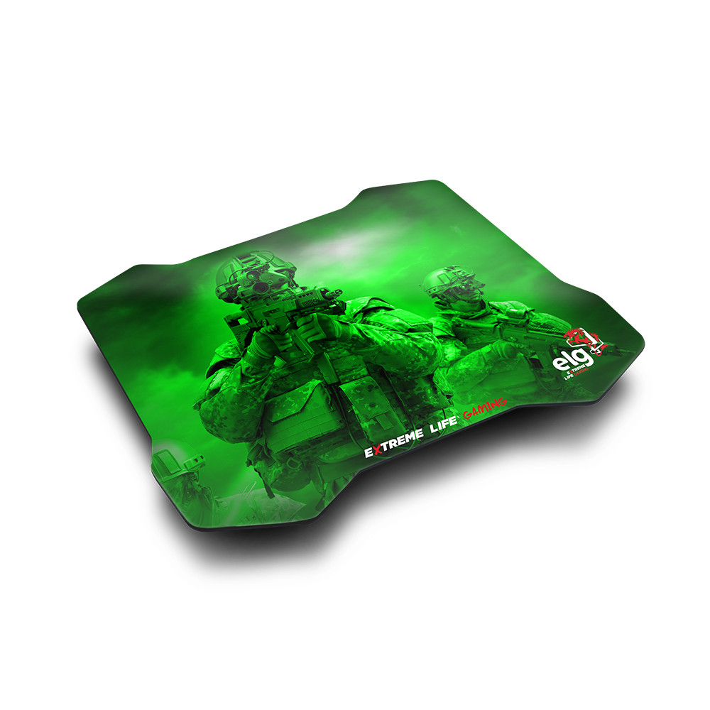 Mousepad Gamer, 300x230mm, Baixa Fricção, Antiderrapante, Tecnologia Fotoptimized®, Verde, MPSC, ELG em Oferta na Shopee