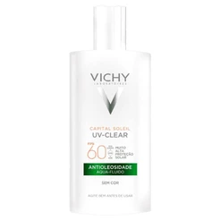 Protetor Vichy Capital Soleil UV-Clear Antioleosidade FPS60 Sem Cor 40g