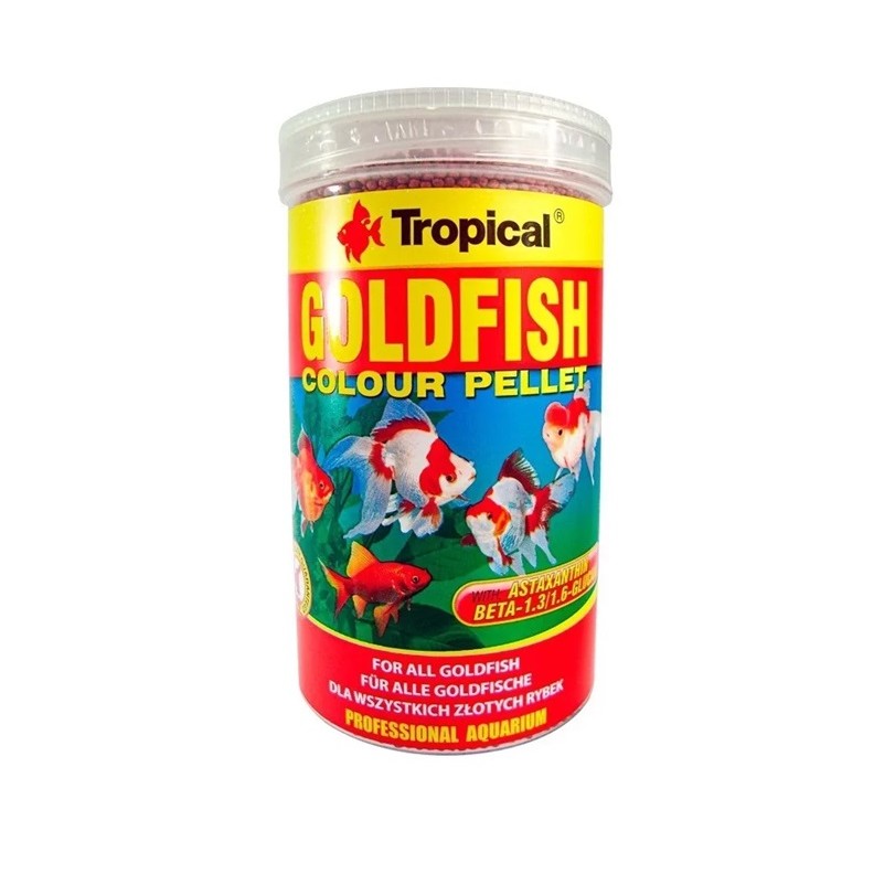 Ração Kinguios Goldfish Color Pellet 90g Tropical