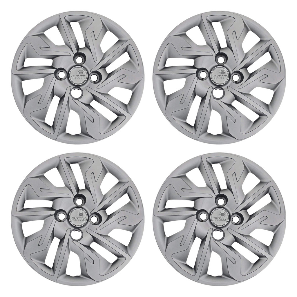 Calota Aro 14" Prata Mod Fiat Argo 2017 / 2020 (Jogo c/ 4 Calotas) Grid - 292CB-PTA-E