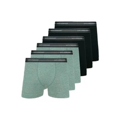 Kit com 6 Cuecas Boxer Lupo 523-088