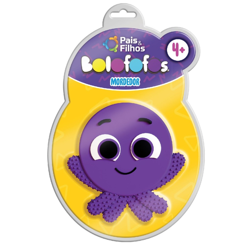 MORDEDOR POW BOLOFOFOS PAIS E FILHOS POLVO MACIO BEBÊ INFANTIL VINIL HIGIÊNICO TUTTI FRUTTI CRIANÇA em Oferta na Shopee