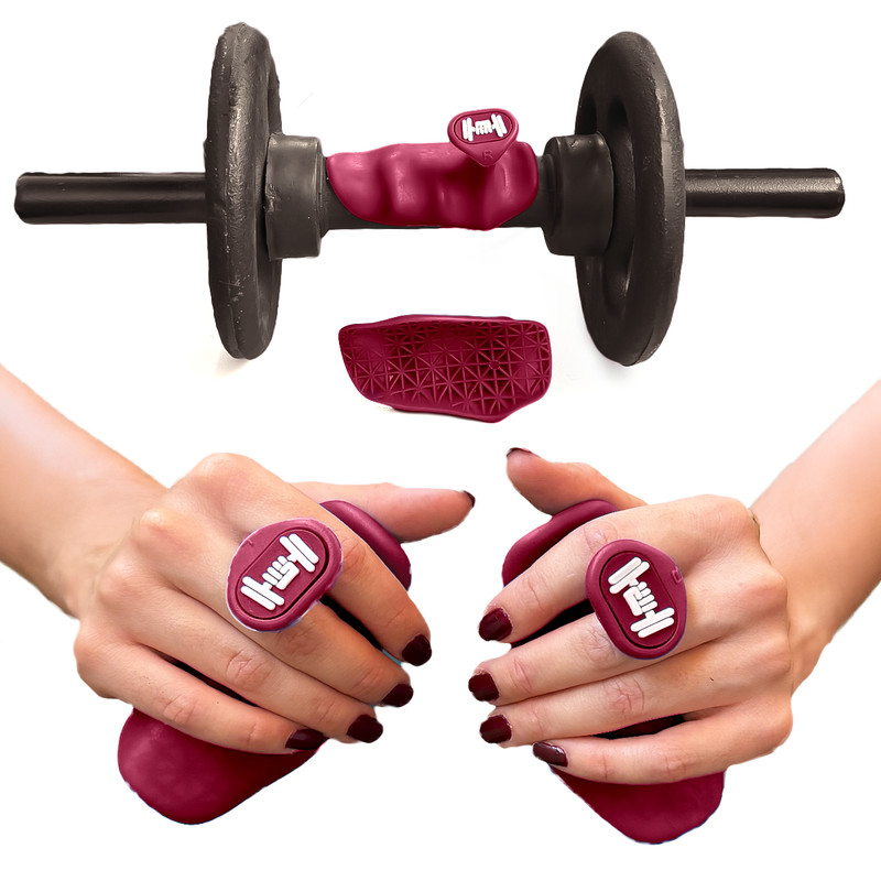 Par de Strap de Treino Academia Treino Cross Fit Certificado Confiável Cor Vermelho