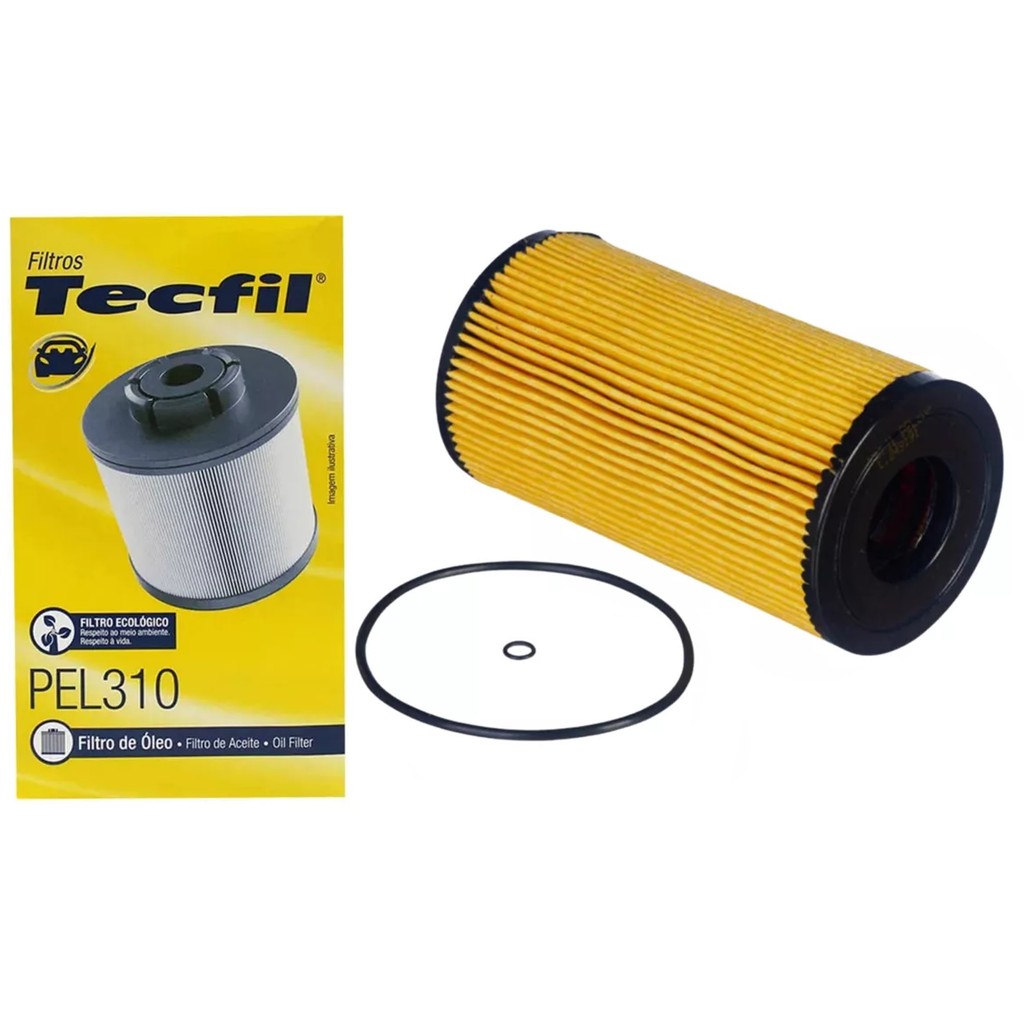Filtro de Óleo Lubrificante do Motor Ford Ranger 3.0 2006/2012 Troller 3.0 2006/2012 Tecfil PEL310