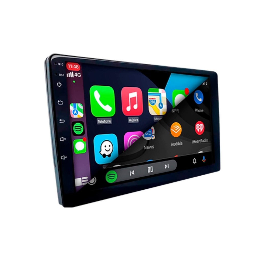 Multimídia Slim 9" Polegadas Carplay Android Auto Espelhamento Usb H-Tech - HT-9125CA