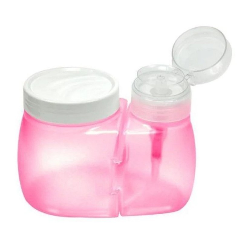 Dosador de Acetona com Porta Algodão em Oferta na Shopee