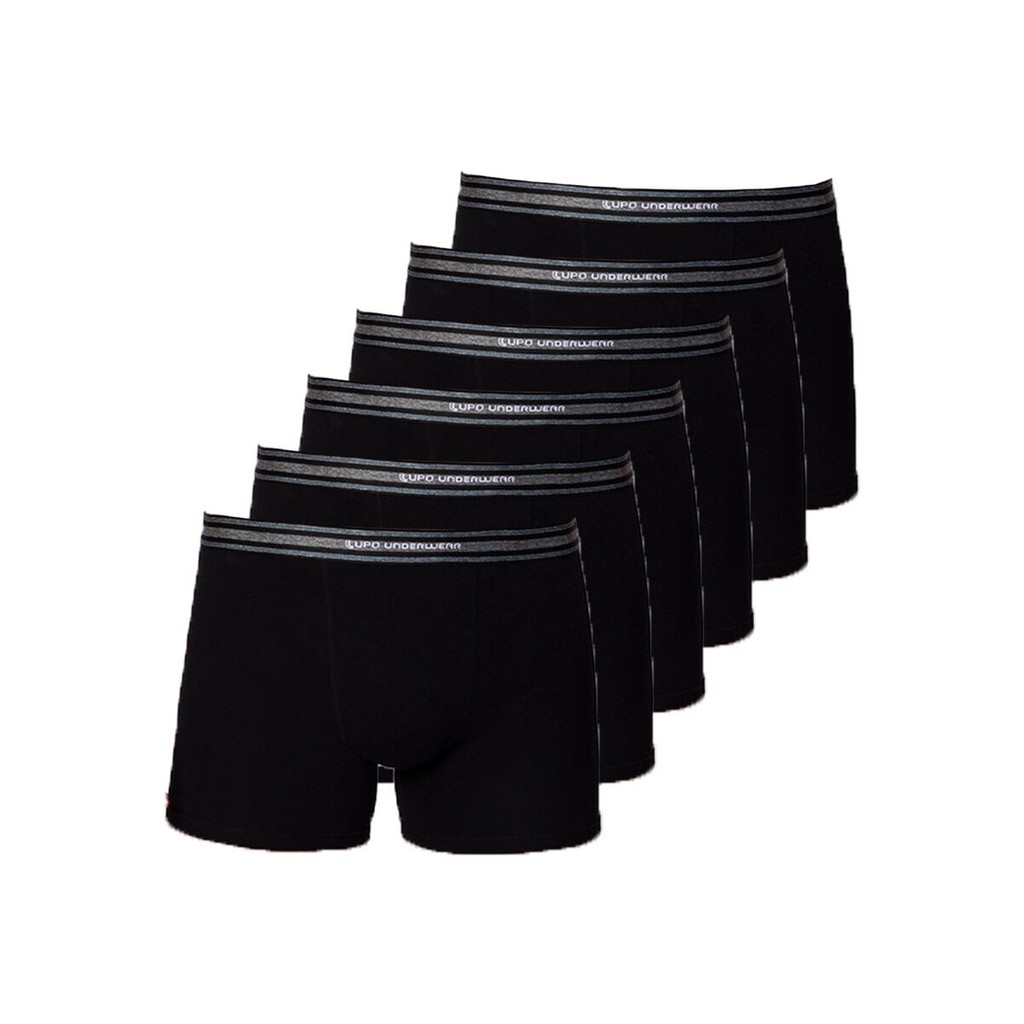 Kit com 6 Cuecas Boxer Lupo 523-003 em Oferta na Shopee