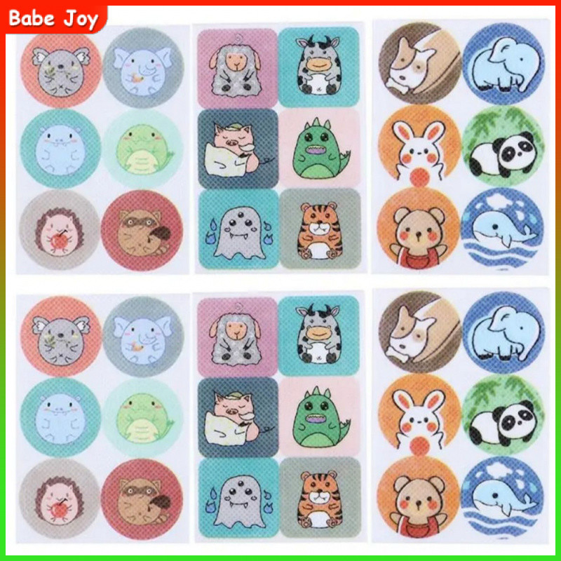 Kit 36 Animado Mosquito Adesivo Repelente Natural Adequado Para Bebês E Adulto