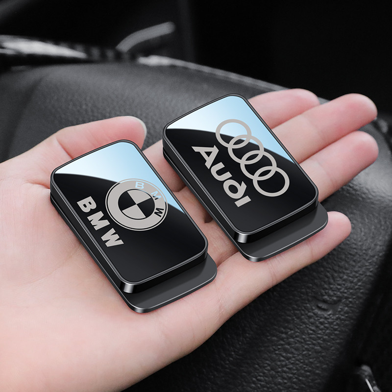 Novo Grampo Magnético Estilo Cinto De Segurança Para Carro Espelho Suporte Fixo Estabilizador De Acessórios