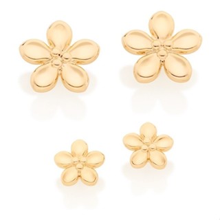 Kit Brinco Flores De Tamanhos Diferentes. Rommanel 526423 em Oferta na Shopee