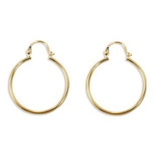 Brinco Argola Fina. Med. 2,5 Cm Diâmetro Rommanel 520280 em Oferta na Shopee