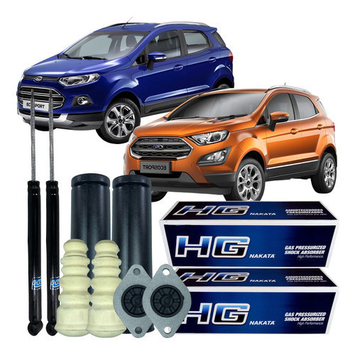 Kit Amortecedor Batente Coifa Traseira Ecosport 2013 Á 2018 em Oferta na Shopee