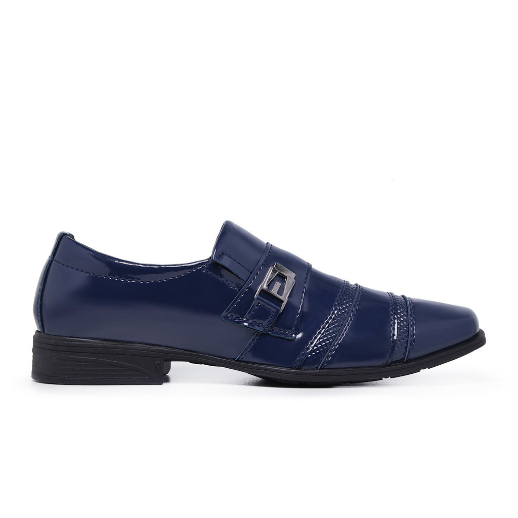 Sapato Social Masculino Bico Fino Quadrado Formal Para Homem