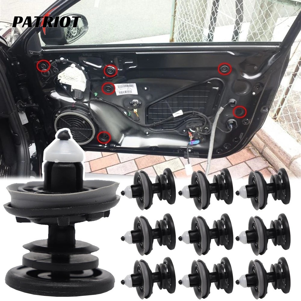 Fixador De Interior De Substituição-Acessórios Universais Para Automóveis-Adequado Volkswagen , Audi-Clip De Guarnição De Painel De Porta De Carro 30Pcs-Fivela De Fixação De Rebites Plásticos