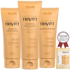 Kit Home Care C/ Leave-In Hidratante Trivitt 3 Itens
