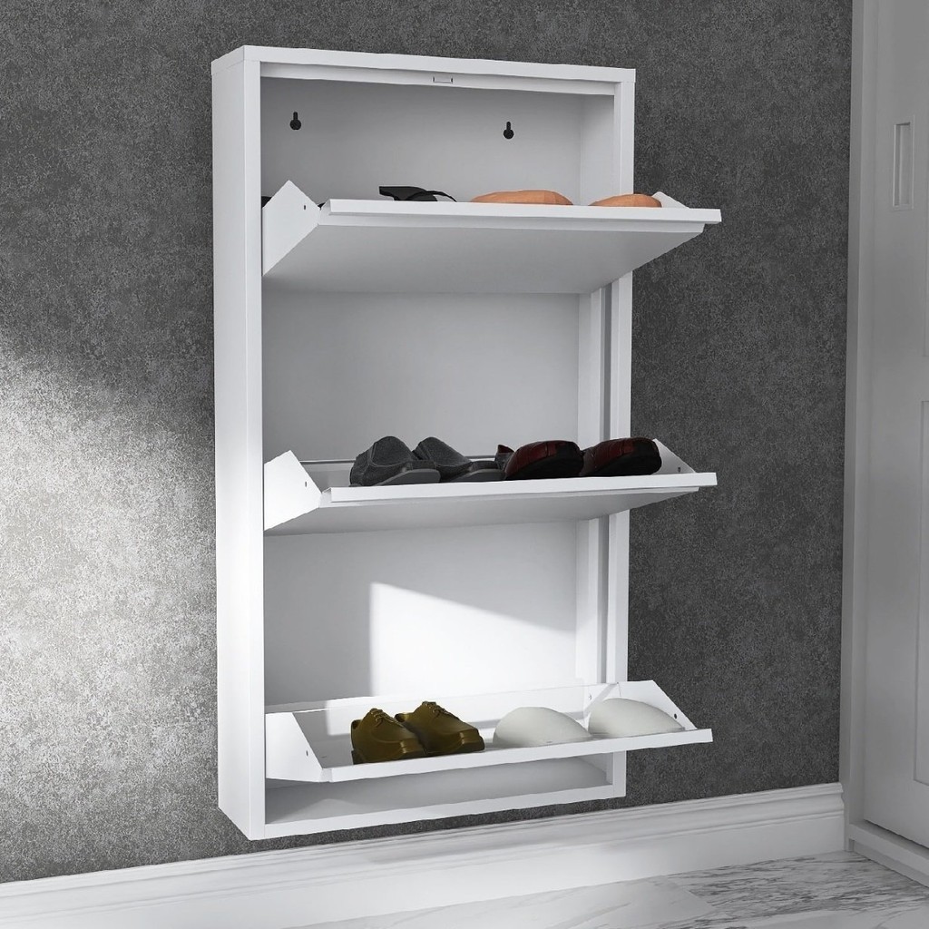 Sapateira Suspensa em Aço para 9 Pares - Home & Living