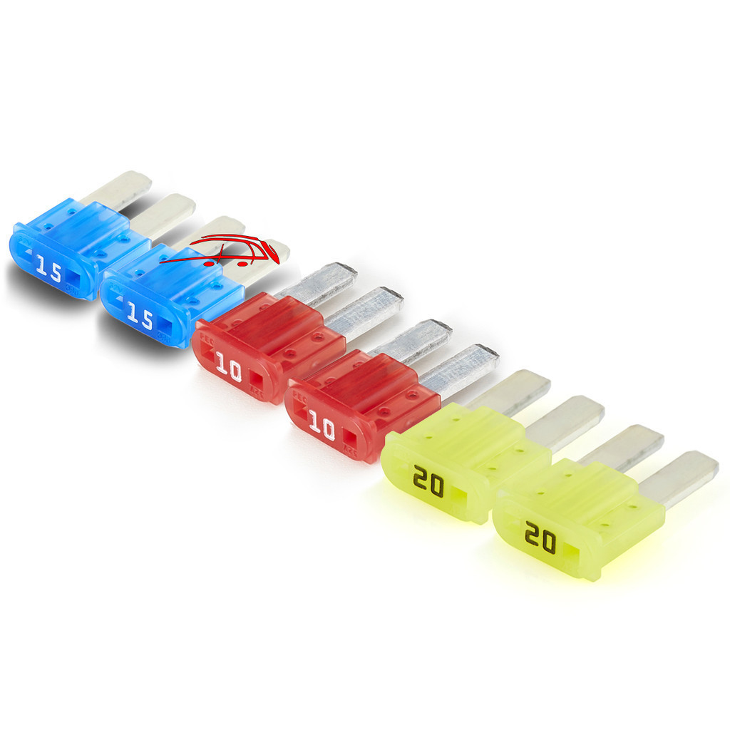 Kit 6 Fusivel Mini Micro 10A 15A 20A Hb20 Hb20s Creta Hyundai